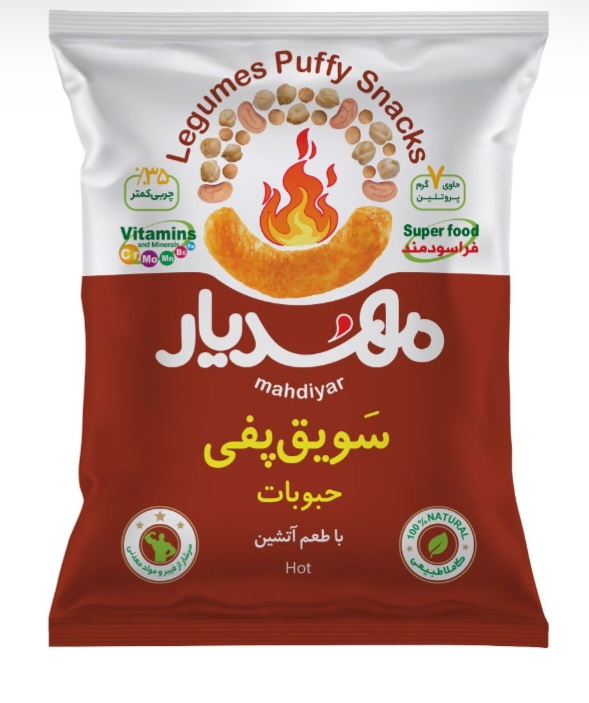 سویق پفی حبوبات با طعم آتشین