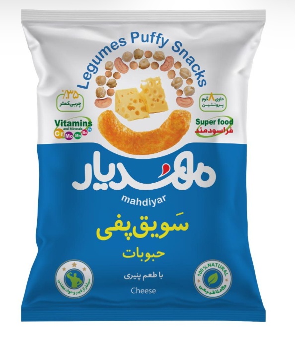 سویق پفی حبوبات با طعم پنیری